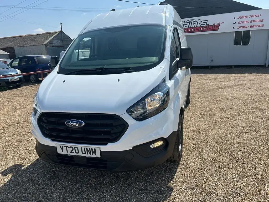 Used Ford Transit Custom 105 HP (77 kW) 2020 White Van