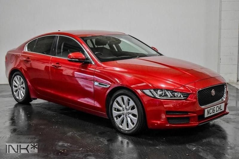 Red Used 2016 Jaguar XE Portfolio Sedan | £6,650 (Good price) - Image 1/4