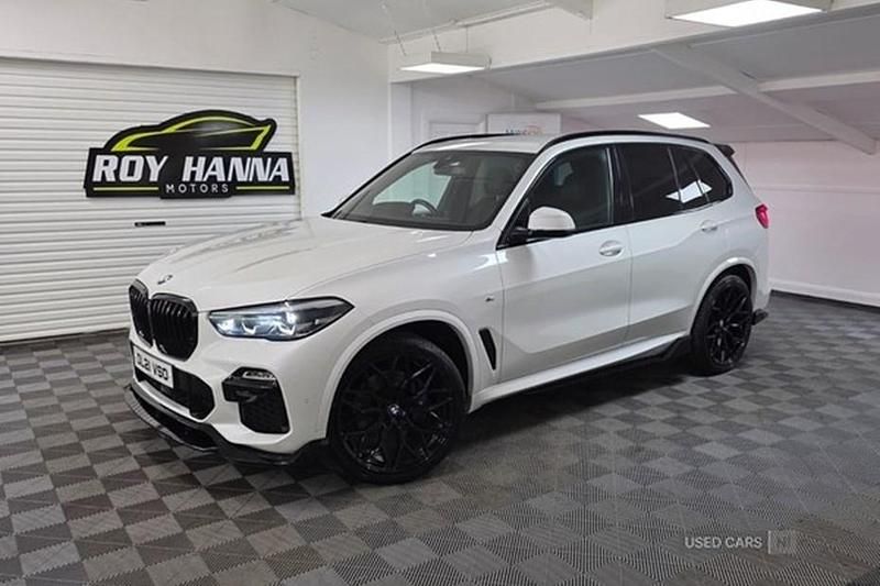 White Used 2021 BMW X5 M Sport SUV | £42,450 (Super price) - Image 1/1