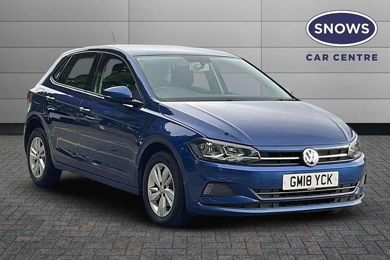 Blue Used 2018 VW Polo SE Hatchback | £10,649 (Fair price) - Image 1/4