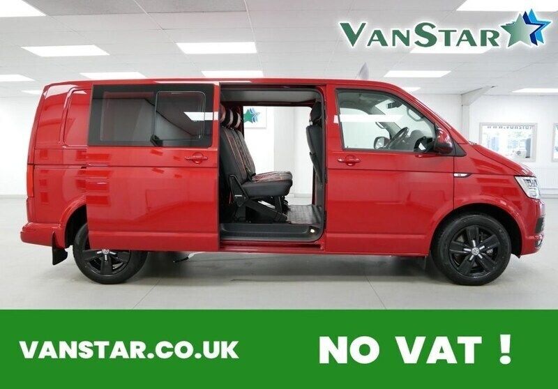 Red Used 2017 VW T6 Highline Van | £34,689 (Good price) - Image 1/4