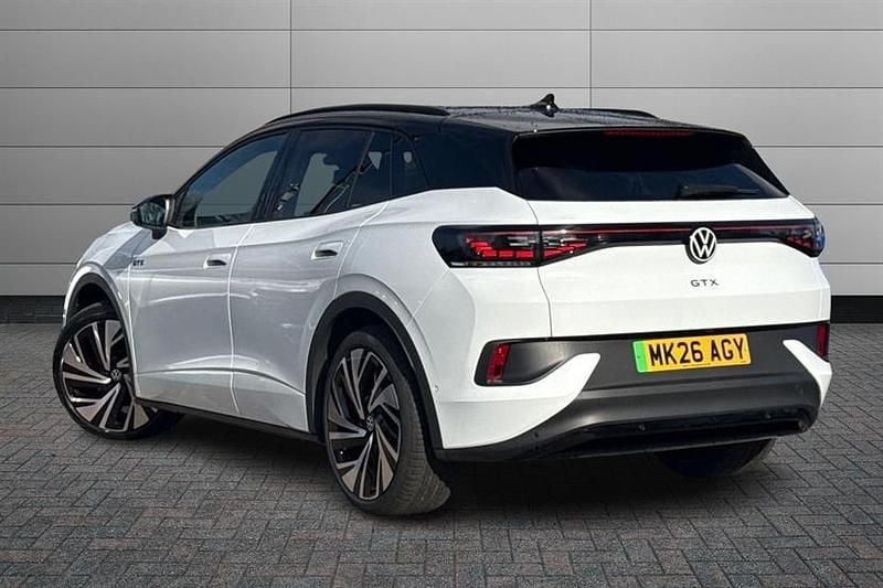 New VW ID.4 GTX 250 kW (340 HP) 2026 Glacier white with black roof SUV