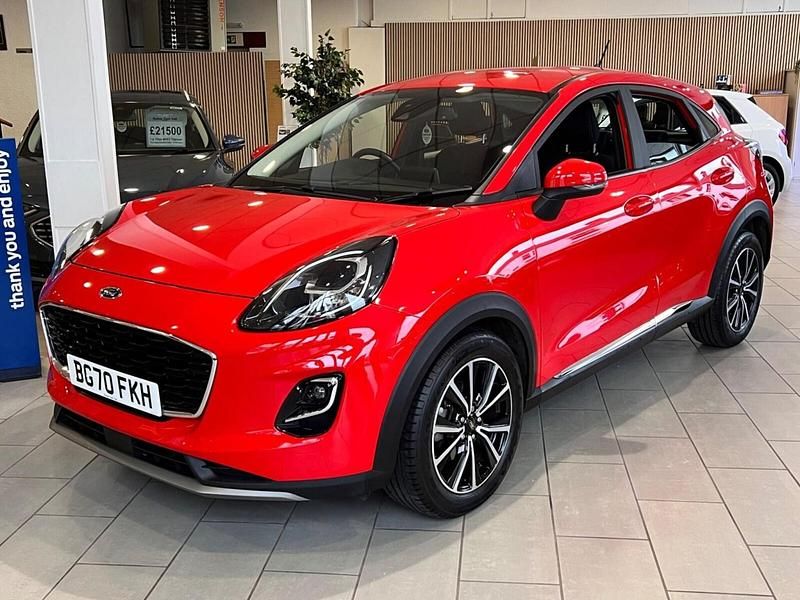 Used Ford Puma Titanium 2020 Red Hatchback