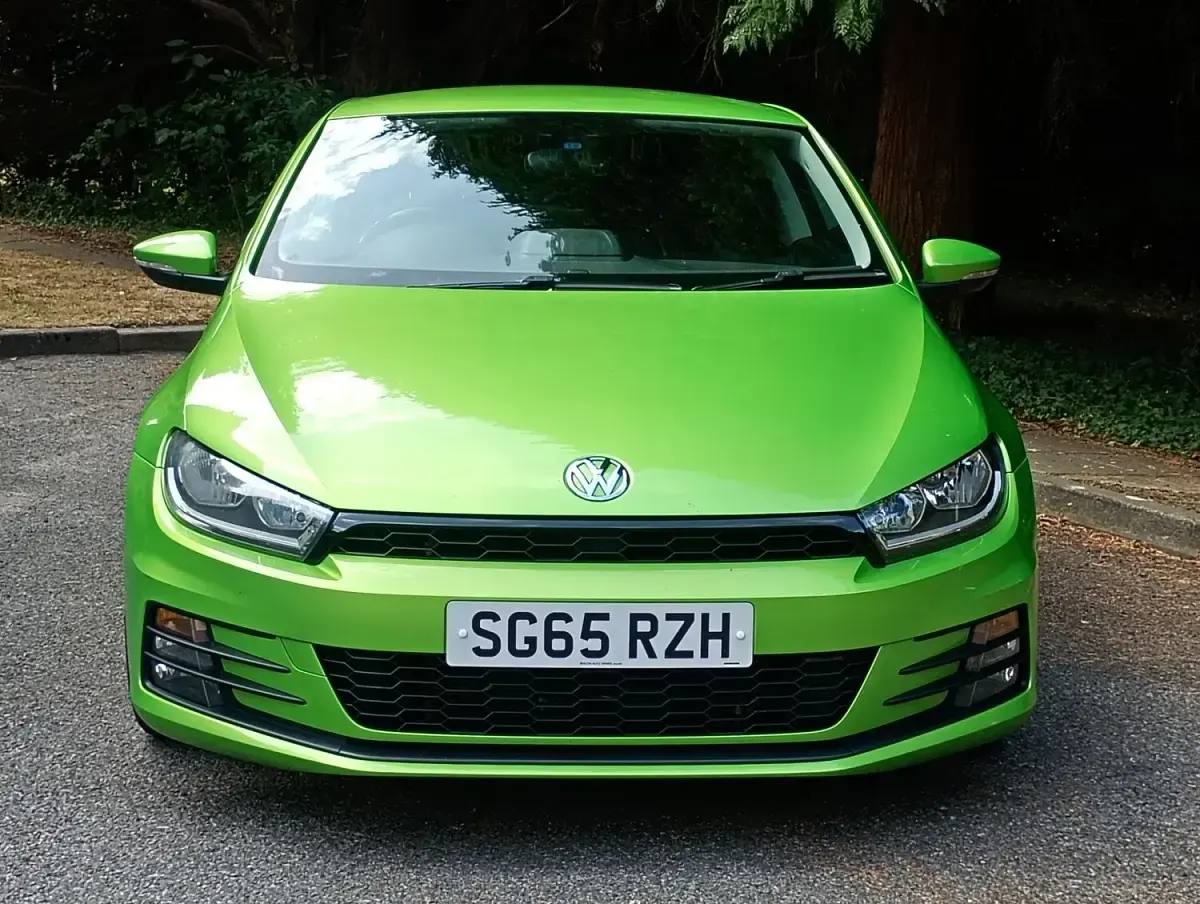 Used VW Scirocco 125 HP (91 kW) 2015 Green Coupe