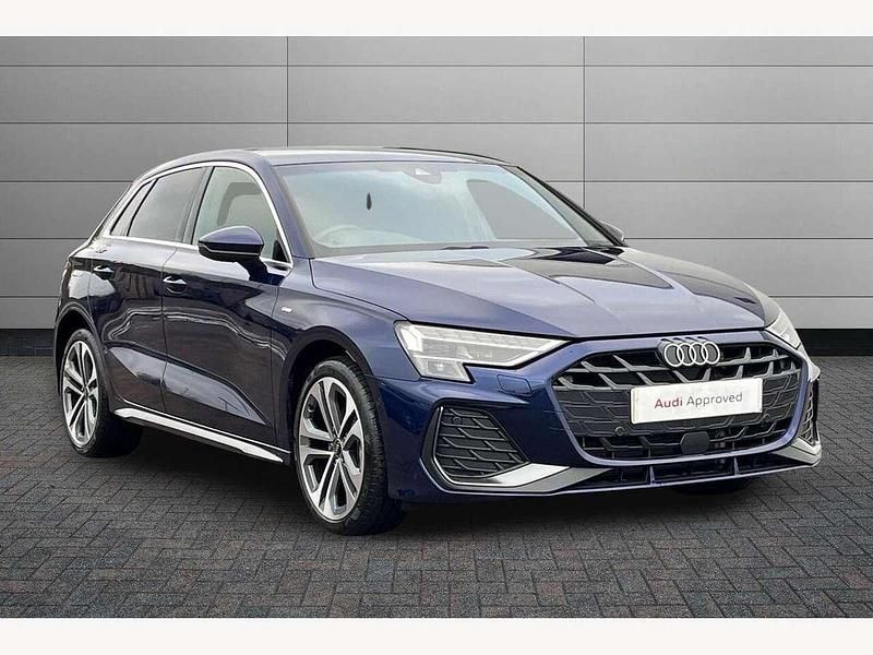 Blue Used 2025 Audi A3 e-tron S-Line Hatchback | £28,995 (Fair price) - Image 1/4