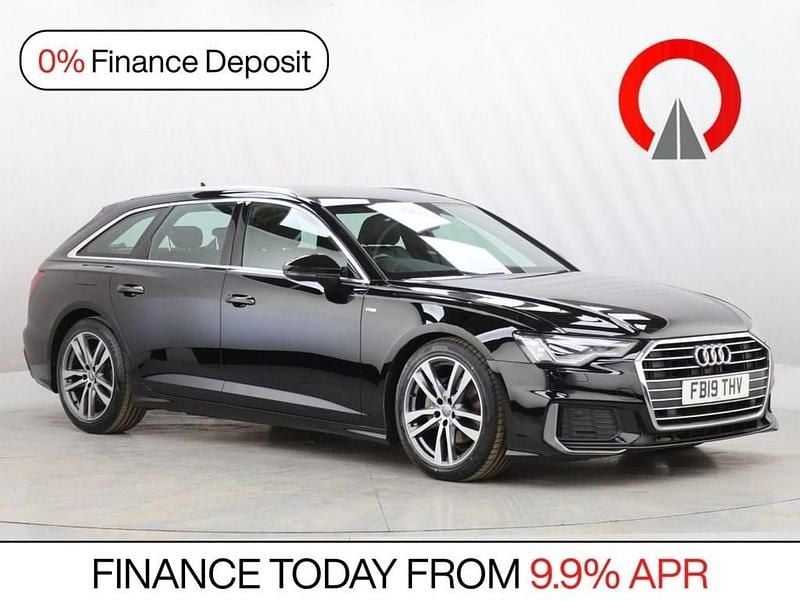 Used Audi A6 S-Line 204 HP (150 kW) 2019 Black Estate