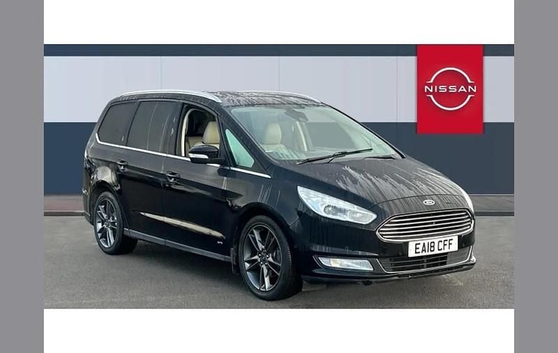 Black Used 2018 Ford Galaxy Titanium X MPV | £14,257 (Fair price) - Image 1/4