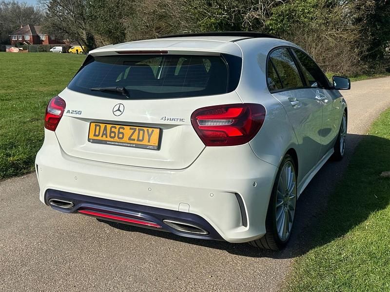 Used Mercedes A250 Premium 2016 White Hatchback