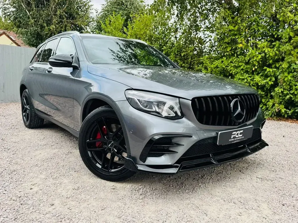 Used Mercedes GLC220 AMG line 170 HP (125 kW) 2018 Grey SUV