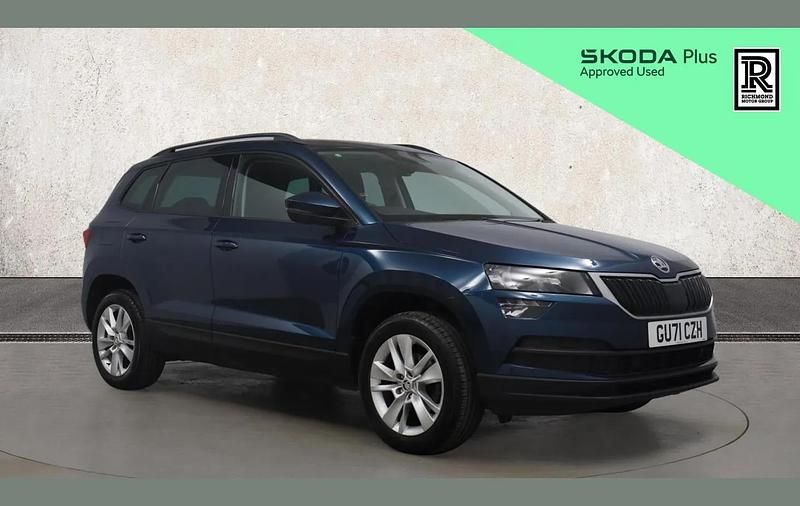 Used Skoda Karoq SE Technology 150 HP (110 kW) 2021 Blue SUV