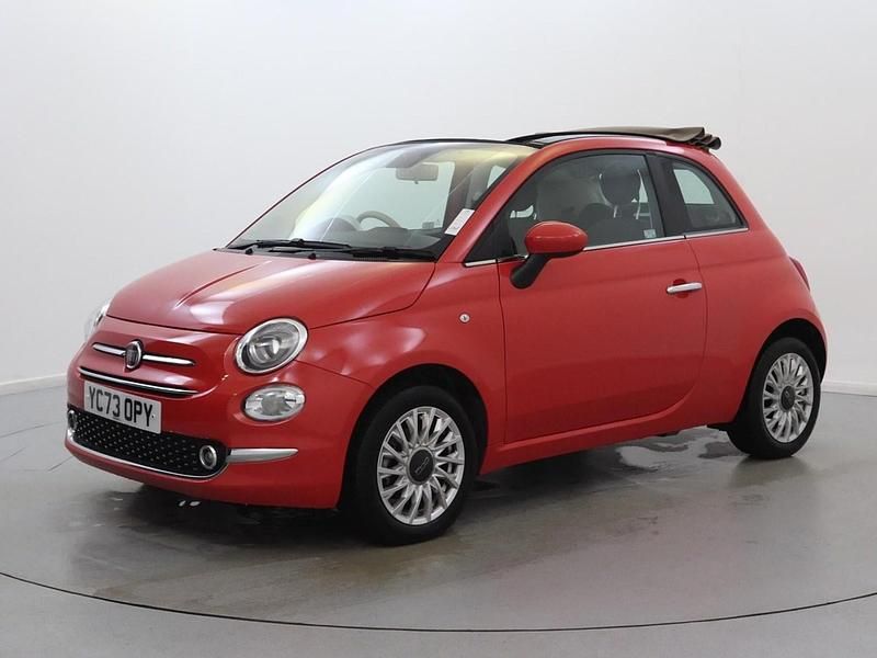 Used Fiat 500 70 HP (51 kW) 2023 Orange Cabriolet