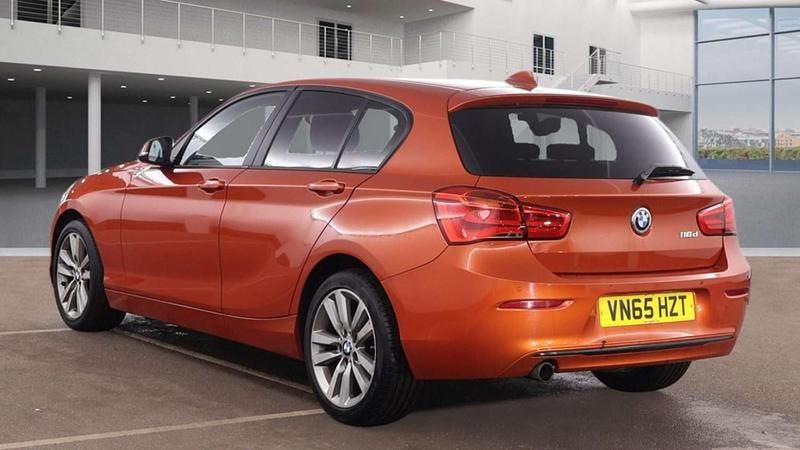 Used BMW 116 Sport Line 2015 Orange Hatchback
