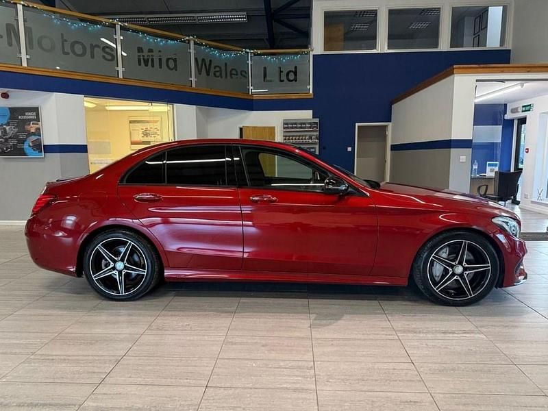 Used Mercedes C300 AMG Line Premium Plus 2016 Red Sedan