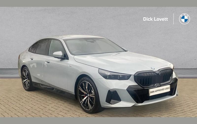 Grey Used 2025 BMW 520 M Sport Sedan | £47,555 (Expensive) - Image 1/4