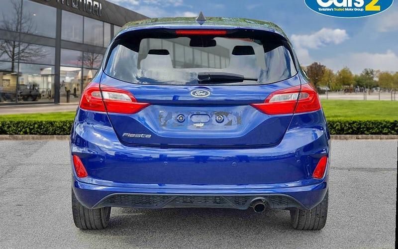 Second-hand Ford Fiesta ST-Line X 140 CP (102 kW) 2018 Albastru Hatchback