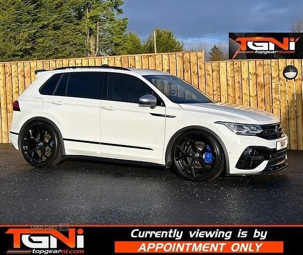 White Used 2021 VW Tiguan R SUV | £33,995 (Expensive) - Image 1/3
