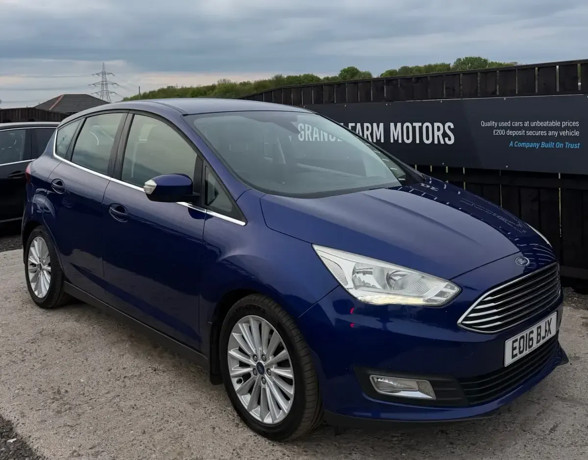 Używany Ford C-MAX Titanium 120 KM (88 kW) 2016 Niebieski Minivan