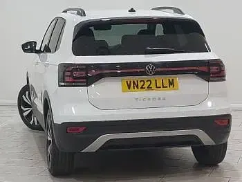 Usado VW T-Cross Black Edition 110 CV (80 kW) 2022 Blanco SUV