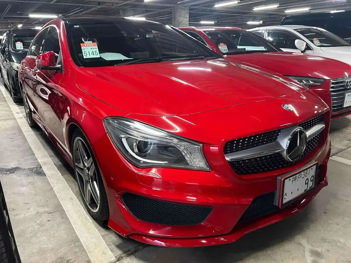 Used Mercedes CLA180 Shooting Brake AMG line 2016 Red Estate