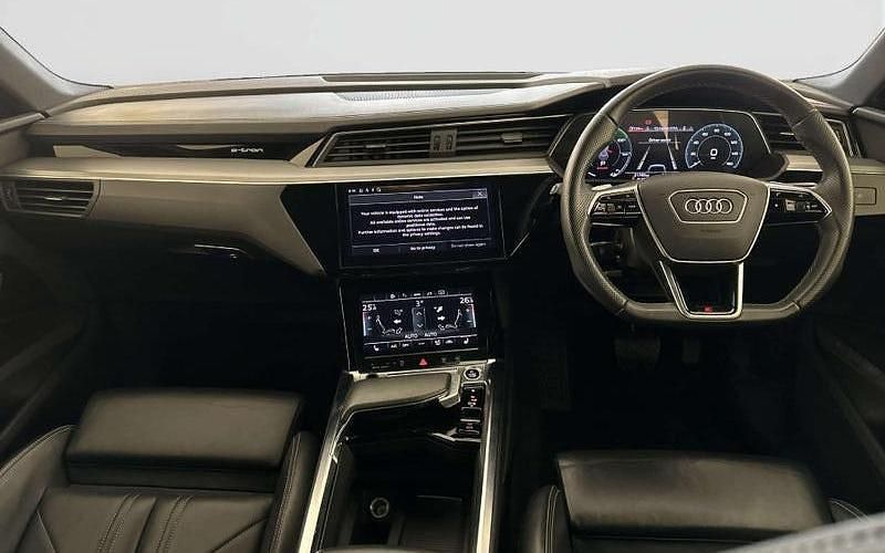 Używany Audi e-tron Black Edition 230 kW (313 KM) 2022 Biały SUV