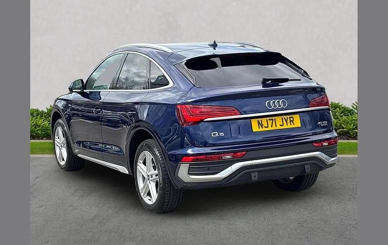 Used Audi Q5 S-Line 200 HP (147 kW) 2021 Blue SUV