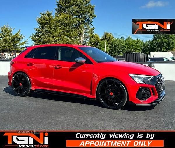 Red Used 2022 Audi RS3 Hatchback | £44,995 (Fair price) - Image 1/3