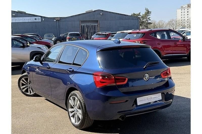Used BMW 116 Sport Line 2018 Blue Hatchback