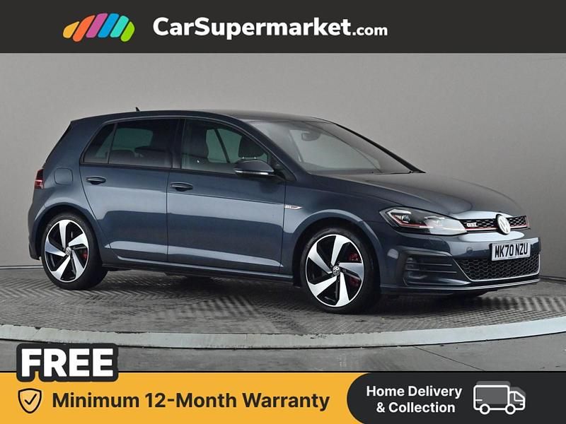 Used VW Golf VII GTI 2020 Blue Hatchback
