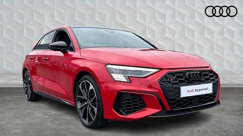 Red Used 2023 Audi S3 Sportback Advanced Hatchback | £39,704 - Image 1/4