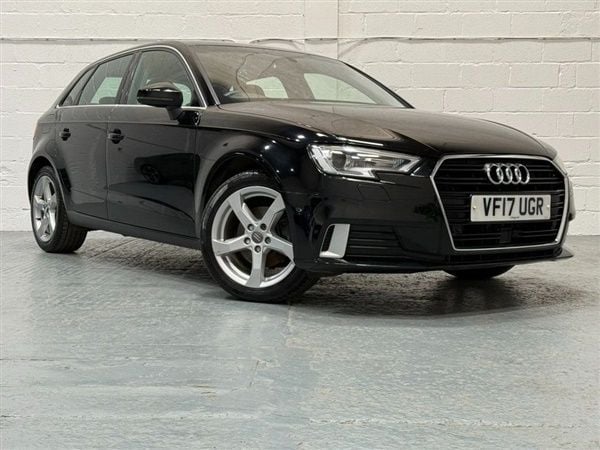Black Used 2017 Audi A3 Sportback Sport Hatchback | £10,045 (Good price) - Image 1/1