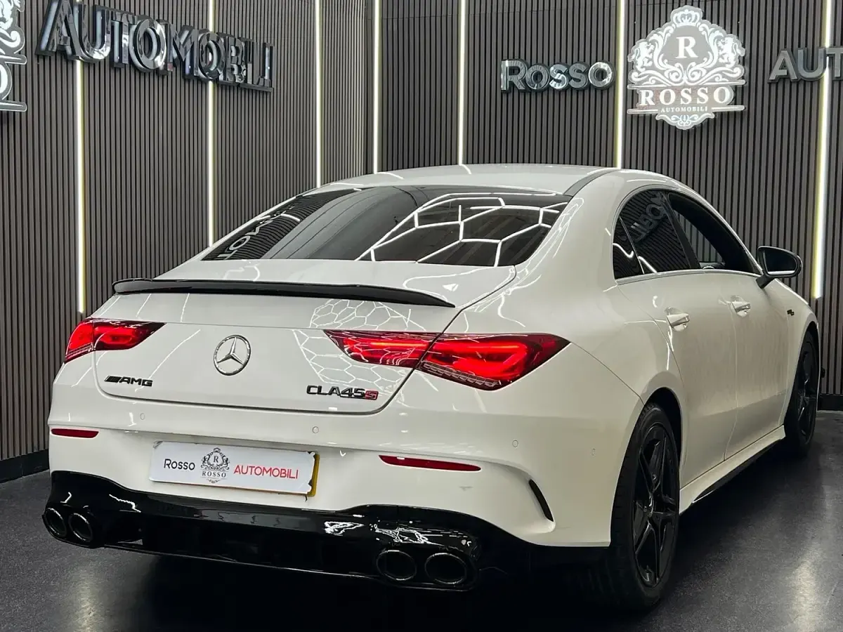 Used Mercedes CLA200 AMG line 2019 White Coupe