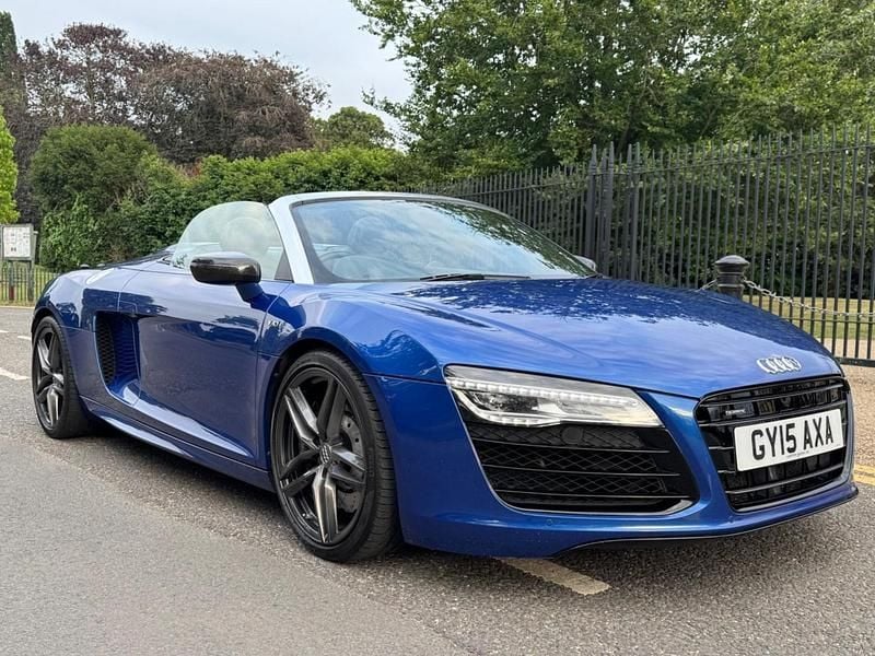 Blue Used 2015 Audi R8 Spyder Advanced Cabriolet | £57,795 - Image 1/4