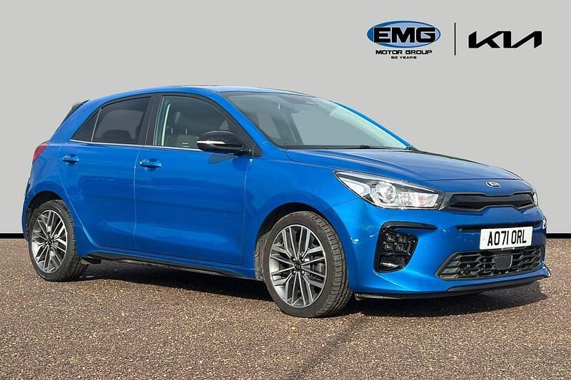 Blue Used 2021 Kia Rio GT-Line S Hatchback | £10,695 (Fair price) - Image 1/3