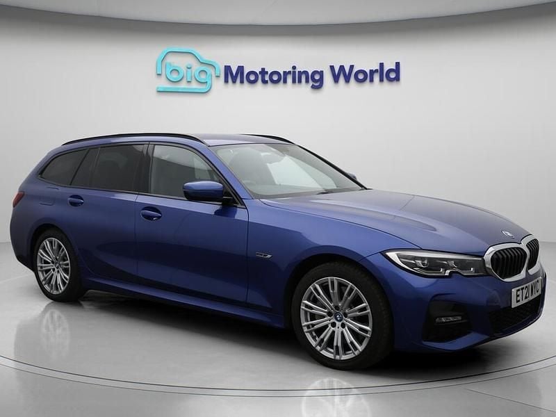Blue Used 2021 BMW 330e M Sport Estate | £18,900 (Good price) - Image 1/4