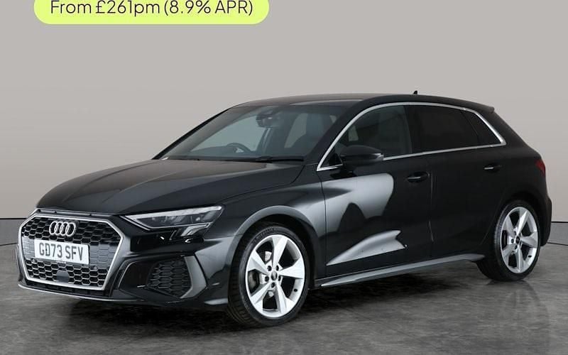 Used Audi A3 Sportback S-Line 150 HP (110 kW) 2024 Black Hatchback