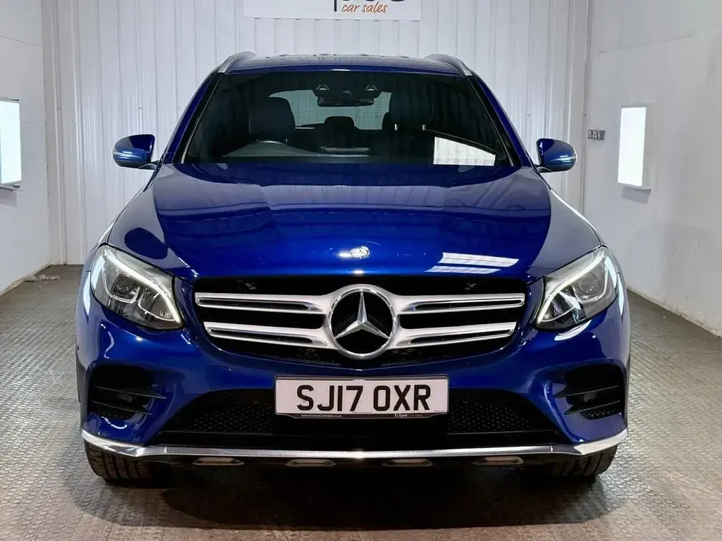 Käytetty Mercedes GLC220 AMG line 170 HP (125 kW) 2017 Sininen Katumaasturi