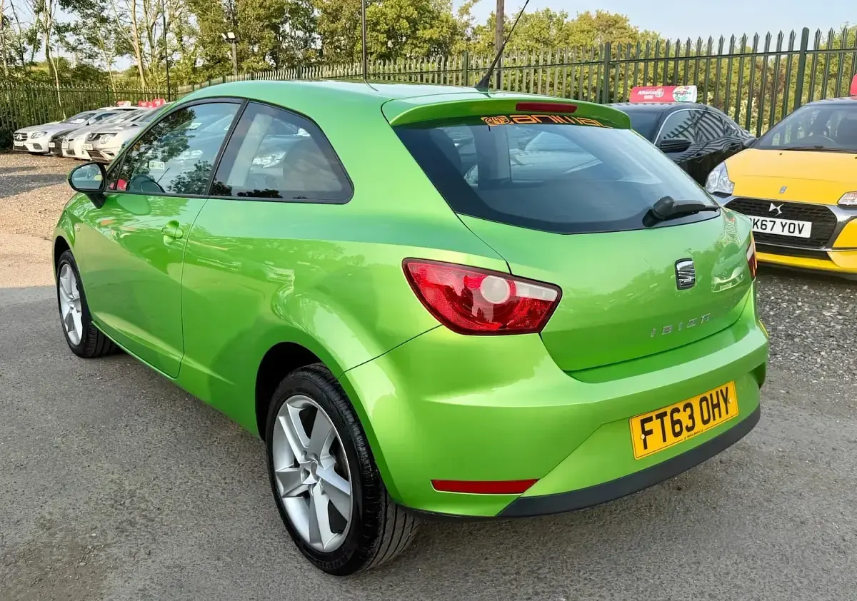 Used Seat Ibiza 85 HP (62 kW) 2013 Green Hatchback