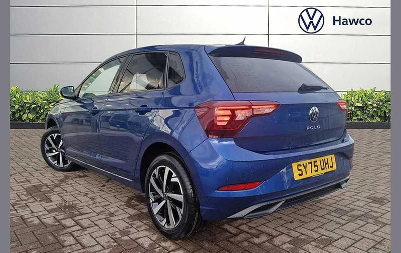 New VW Polo Match 94 HP (69 kW) 2025 Blue Hatchback