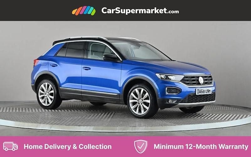 Used 2022 VW T-Roc SEL SUV | £16,197 (Good price) - Image 1/4