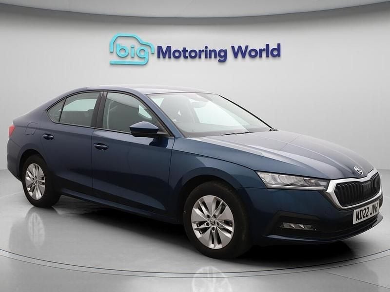 Blue Used 2022 Skoda Octavia SE Technology Hatchback | £17,282 (Fair price) - Image 1/4