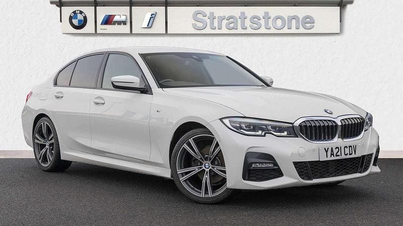 White Used 2021 BMW 320 M Sport Sedan | £24,190 (Fair price) - Image 1/4