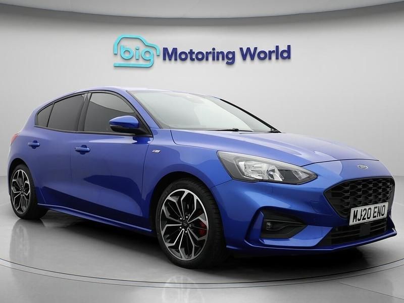 Blue Used 2020 Ford Focus ST-Line X Hatchback | £14,200 (Fair price) - Image 1/4