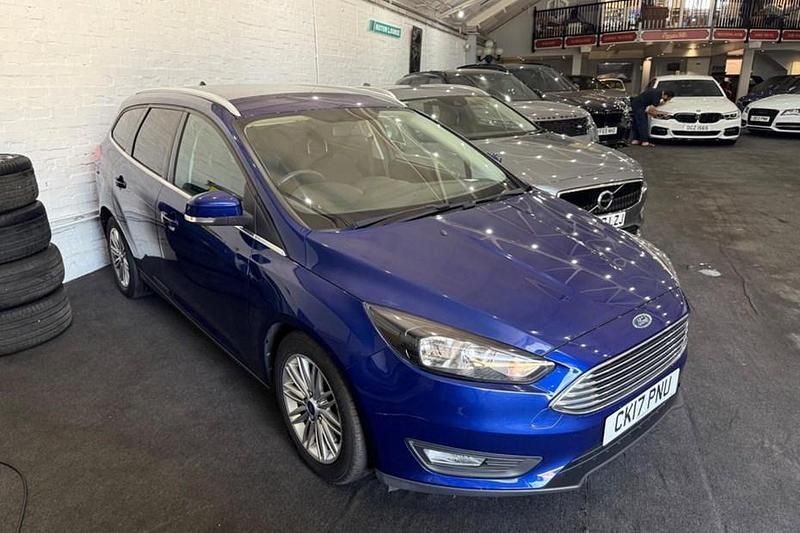 Blue Used 2017 Ford Focus Zetec Estate | £8,750 (Good price) - Image 1/1