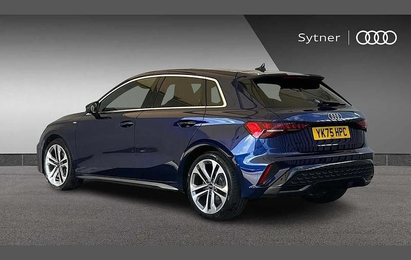 Used Audi A3 S-Line 147 HP (108 kW) 2025 Blue Hatchback