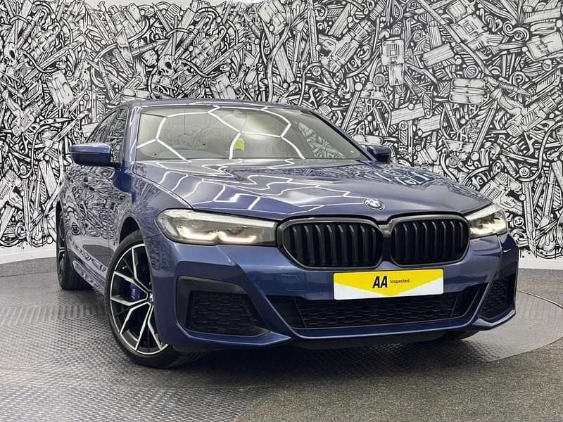 Used BMW 530e M Sport 2021 Blue Sedan