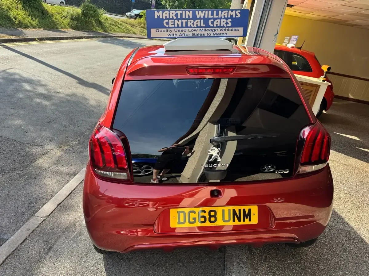 Used Peugeot 108 Collection 2019 Red Hatchback