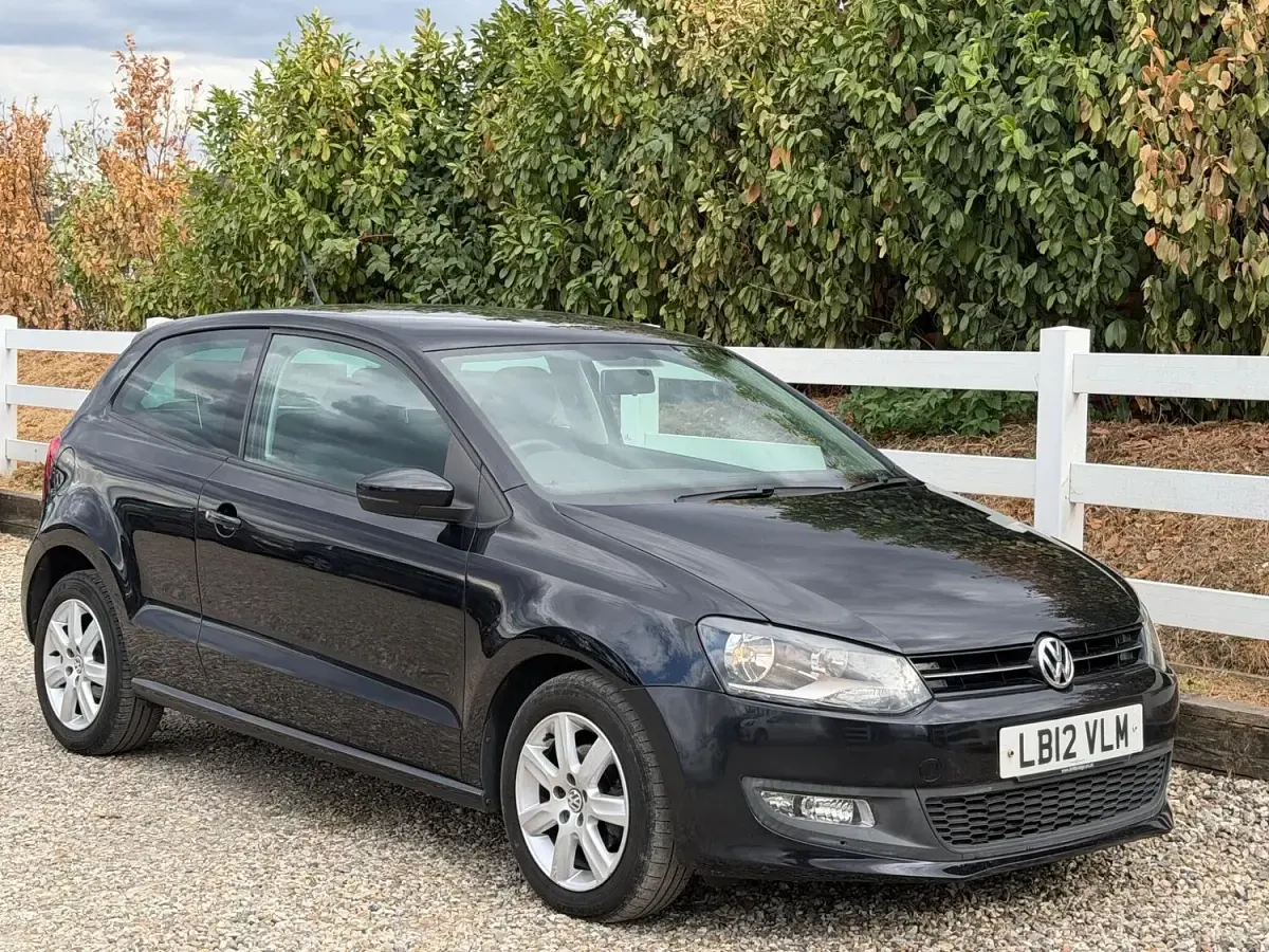Used VW Polo Match 83 HP (61 kW) 2012 Black Hatchback
