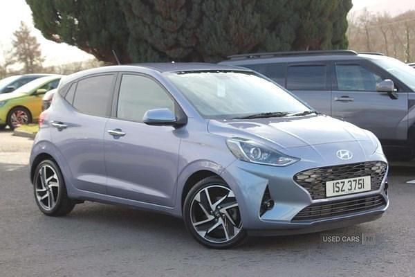 Used Hyundai i10 Premium 2024 Blue Hatchback