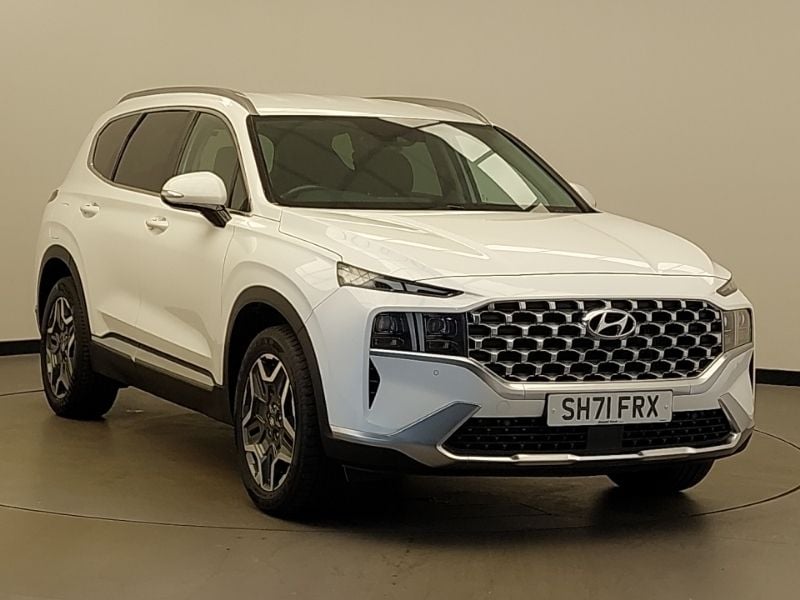 White Used 2021 Hyundai Santa Fe Premium SUV | £29,498 (Fair price) - Image 1/4