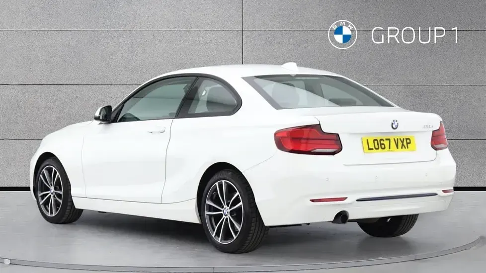 Used BMW 218 Sport Line 150 HP (110 kW) 2017 White Coupe